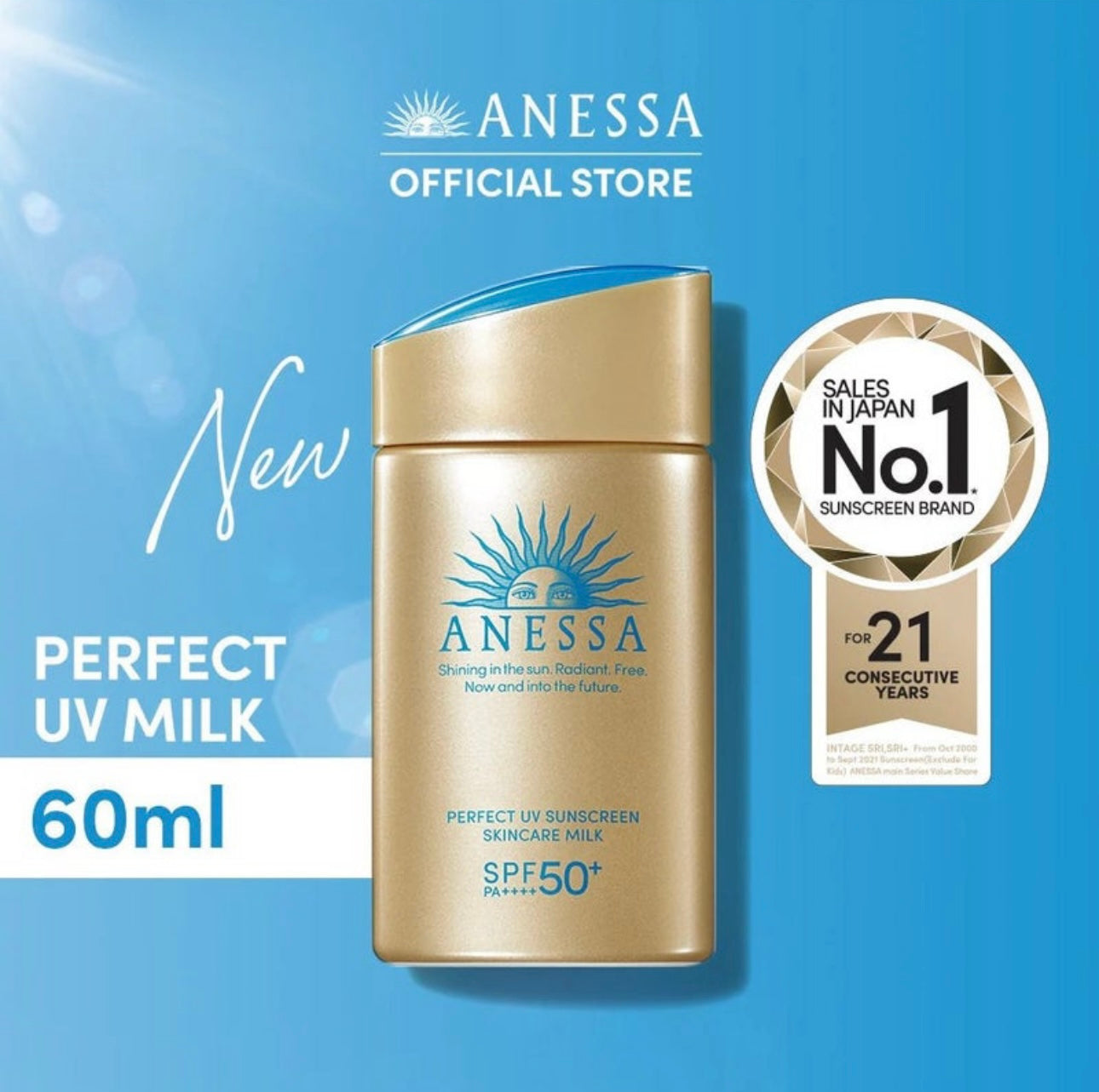 Shiseido - Anessa Perfect UV Sunscreen Skincare Milk SPF 50+ PA++++