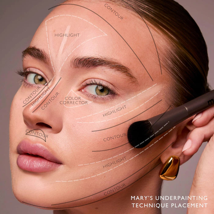 m.ph by Mary Phillips -
Underpainting Face Highlight & Contour Palette - light