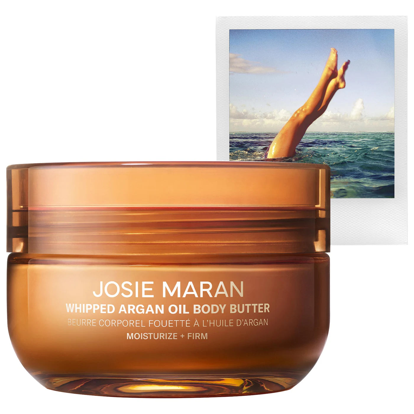 Josie Maran - Whipped Argan Oil Refillable Firming Body Butter Jar ( 177ml )