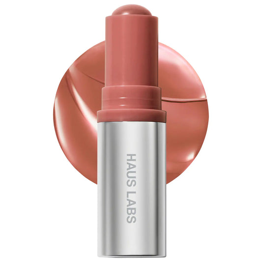 HAUS LABS -  Glassy Lip + Cheek Blush Balm Stick