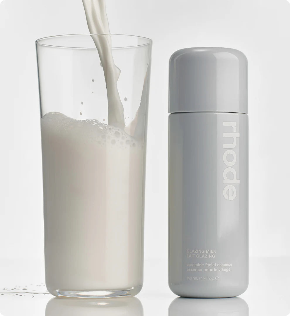 Glazing milk