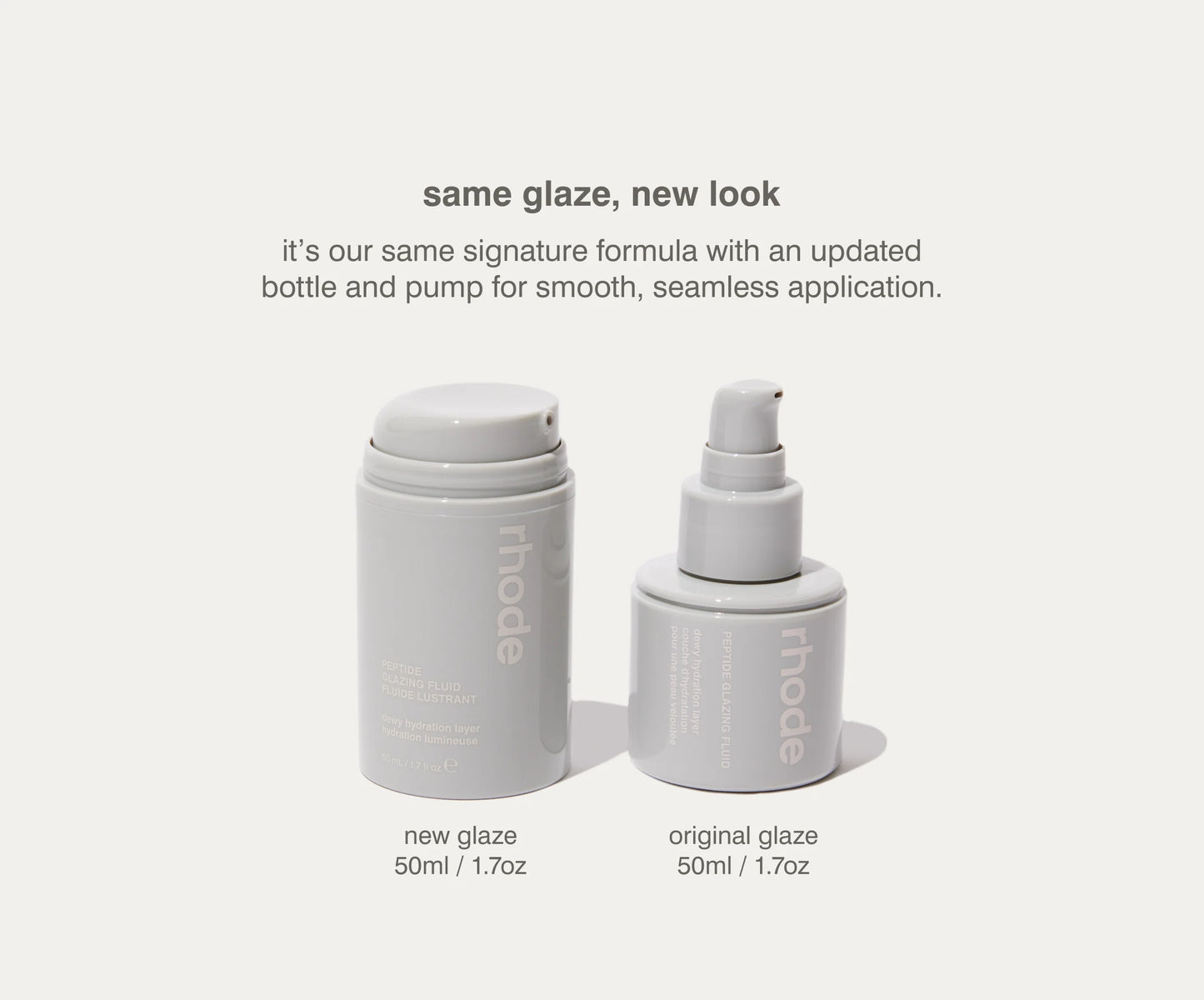 Peptide glazing fluid