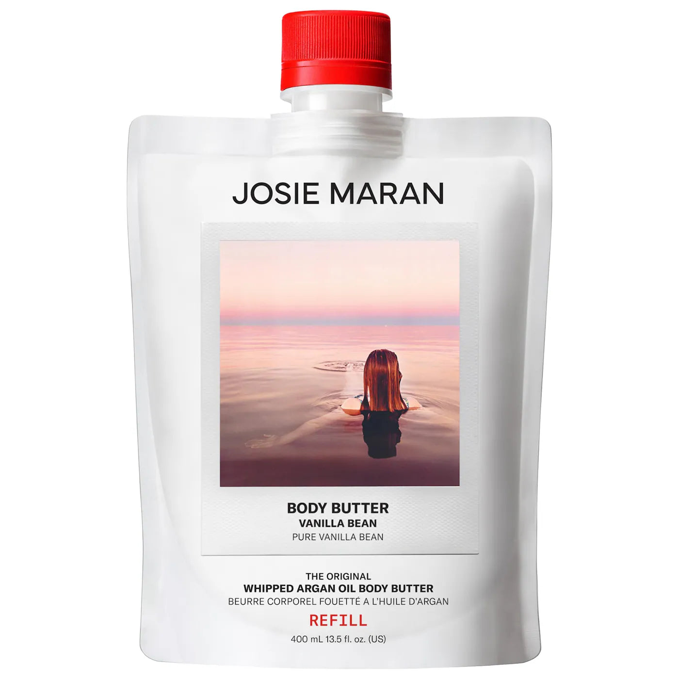 Josie Maran  - Whipped Argan Oil Refillable Firming Body Butter pouch
