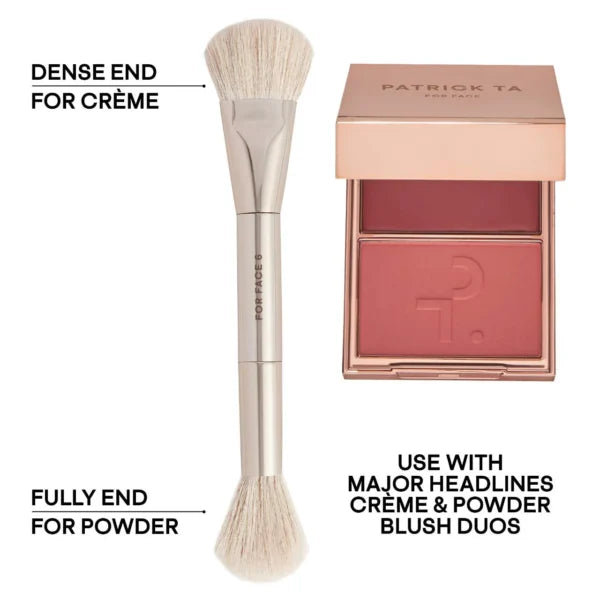 PATRICK TA - Dual Ended Precision Blush Brush